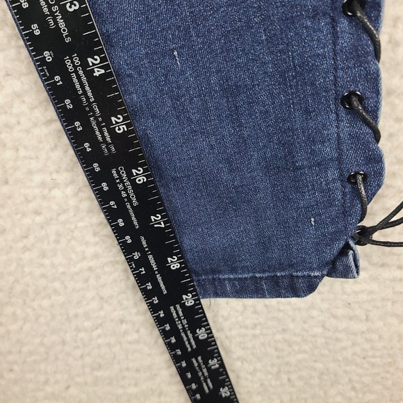 KanCan Jeans Womens 3/25 Blue Skinny Dark Wash Denim New With FLAW - Picture 6 of 13